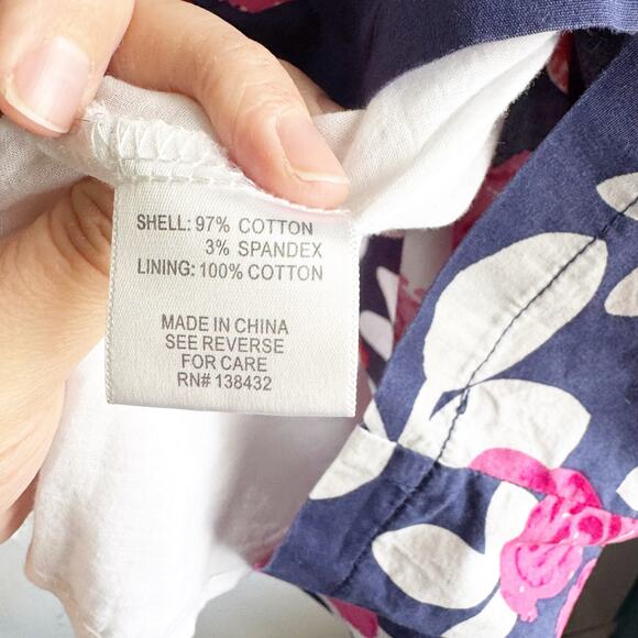 ModCloth High Waisted A-Line Rose Print Floral Skirt Size 1X Office Cute Garden - Picture 7 of 11